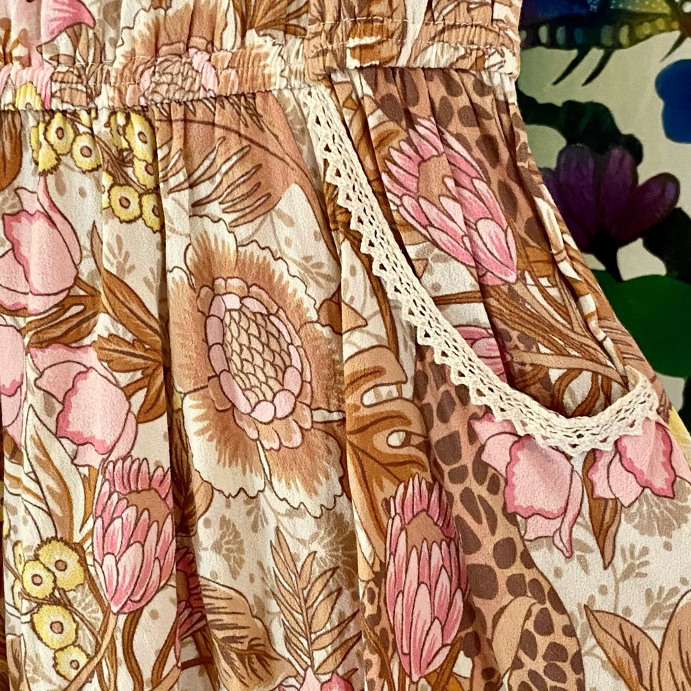 🌺🎉HP🎉🌺 Spell & The Gypsy Jungle Mini Dress - Picture 10 of 16